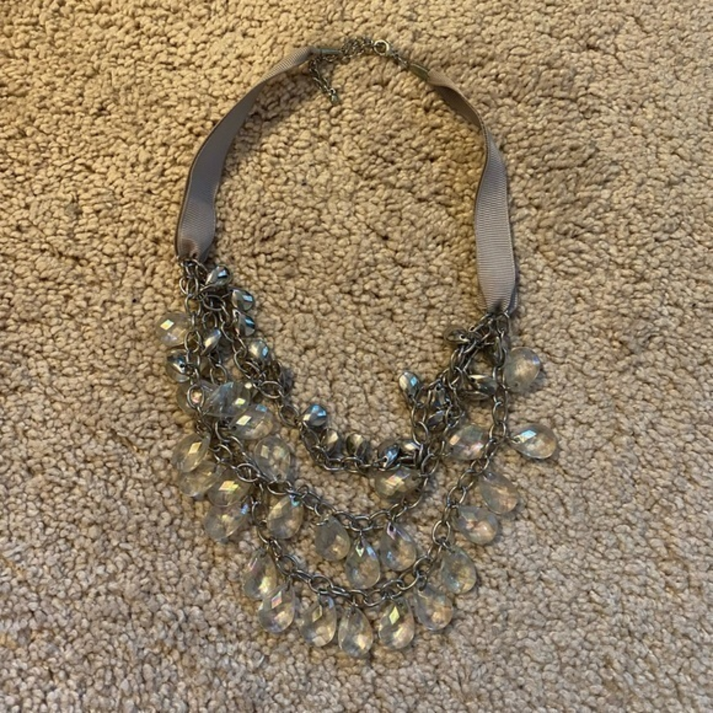 Crystal Necklace‎ - 3 Tiered